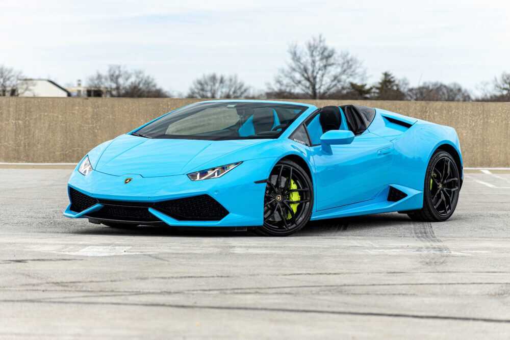 Lamborghini Huracan Blue Spyder