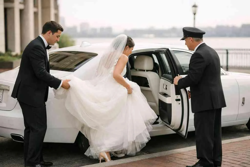 How to lock in a photo ready wedding car without losing momentum — BluStreet Jersey City Exotic Car Rentals