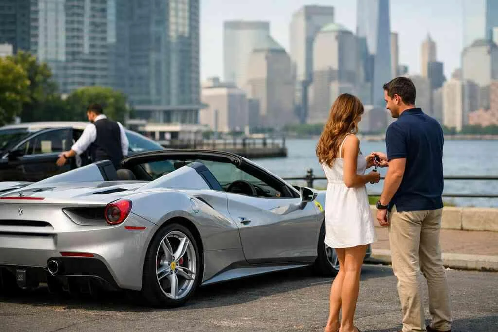 4. Porsche 911 Carrera S White — BluStreet Jersey City Exotic Car Rentals