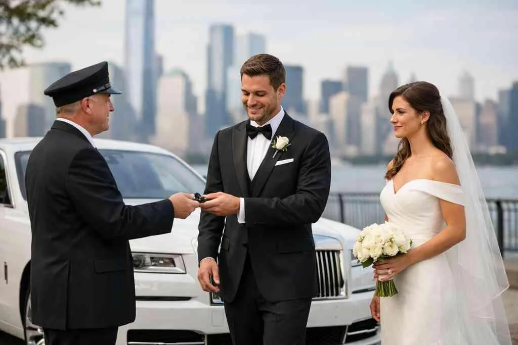 Why mileage plans, delivery logistics, and wedding-day routing matter around Liberty State Park, the Newark business dis