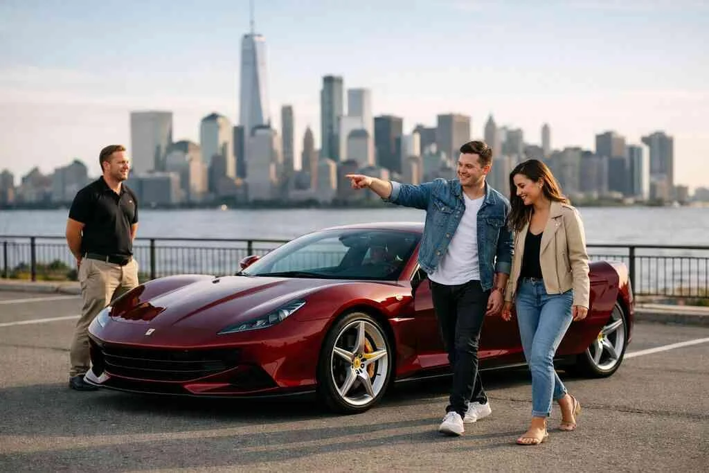 Which exotic vehicle fits the mission instead of just the mood — BluStreet Jersey City Exotic Car Rentals
