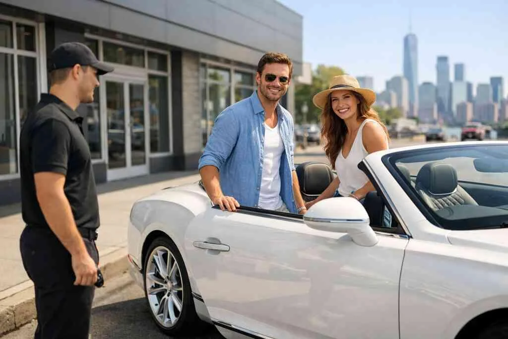 7. Corvette C8 E-Ray Convertible White — BluStreet Jersey City Exotic Car Rentals