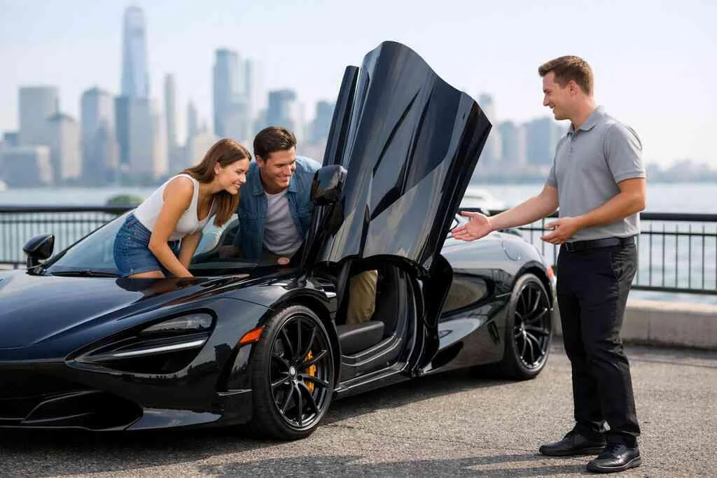 Hoboken waterfront rental routes, Paterson Great Falls drive, and where a McLaren feels most alive — BluStreet Jersey Ci