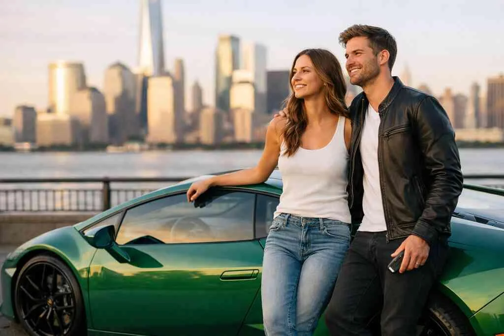 4) The skyline loop that links downtown Jersey City with a rent a Lamborghini for a day mindset — BluStreet Jersey City