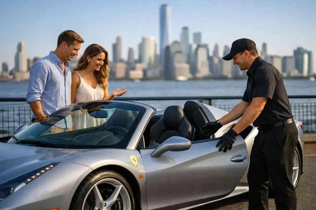How its clean design and daily-driving manners compare with louder supercar hire for celebrations — BluStreet Jersey Cit