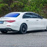 Mercedes Benz S580 White/Red rental in Jersey City