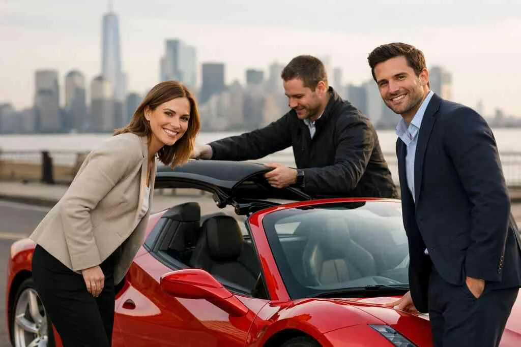When a Ferrari 488 Spider rental NJ is the smarter pick than a Lamborghini Huracan rental Jersey City — BluStreet Jersey
